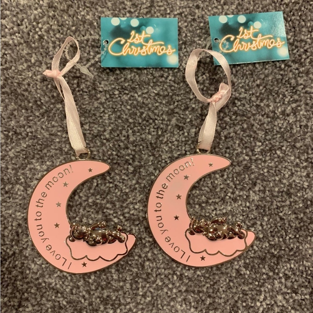 Baby girl Christmas ornaments